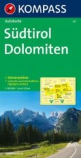 KOMPASS Autokarte Südtirol, Dolomiten/Alto Adige, Dolomiti 1:150.000. Alto Adige, Dolomiti