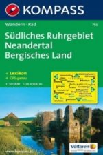 Kompass Karte Südliches Ruhrgebiet, Neandertal, Bergisches Land