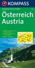 KOMPASS Autokarte Österreich, Austria 1:600.000. Austria. Austriche