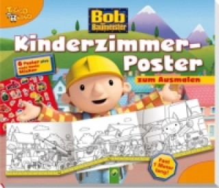 Bob der Baumeister - Kinderzimmerposter zum Ausmalen