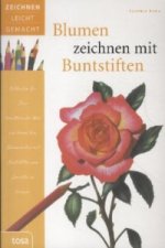 Blumen zeichnen mit Buntstiften