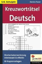 Kreuzworträtsel Deutsch, 5.-6. Schuljahr