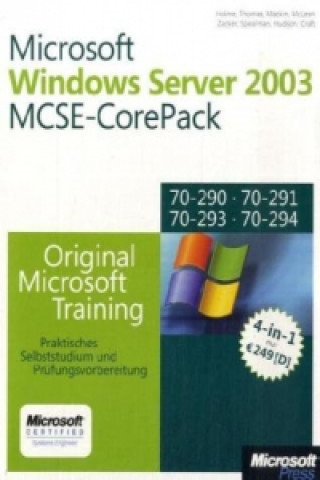 Microsoft Windows Server 2003 MCSE-CorePack, 4 Bde. m. 2 CD-ROMs