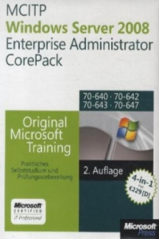 MCITP Windows Server 2008 Enterprise Administrator CorePack, 4 Bde. m. CD-ROM