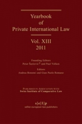 Yearbook of Private International Law 2011. Vol.13