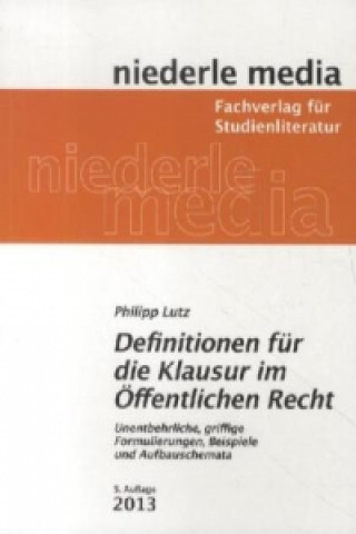 Definitionen für die Klausur im Öffentlichen Recht - 2022