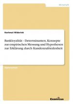 Bankloyalitat - Determinanten, Konzepte zur empirischen Messung und Hypothesen zur Erklarung durch Kundenzufriedenheit