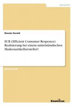 ECR (Efficient Consumer Responce) Realisierung bei einem mittelstandischen Markenartikelhersteller?