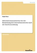 Informationsasymmetrien bei der Bestimmung des Unternehmenswertes nach der Insolvenzordnung