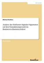 Analyse des Einflusses digitaler Signaturen auf den Transaktionsprozess im Business-to-Business-Sektor