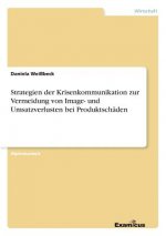 Strategien der Krisenkommunikation zur Vermeidung von Image- und Umsatzverlusten bei Produktschaden