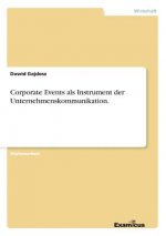 Corporate Events als Instrument der Unternehmenskommunikation.