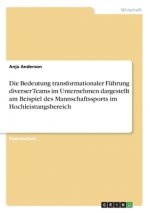 Bedeutung transformationaler Fuhrung diverser Teams im Unternehmen dargestellt am Beispiel des Mannschaftssports im Hochleistungsbereich