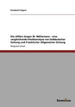 Affare Jurgen W. Moellemann - eine vergleichende Inhaltsanalyse von Suddeutscher Zeitung und Frankfurter Allgemeiner Zeitung