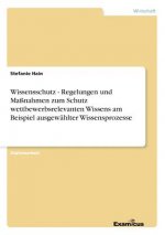 Wissensschutz - Regelungen und Massnahmen zum Schutz wettbewerbsrelevanten Wissens am Beispiel ausgewahlter Wissensprozesse