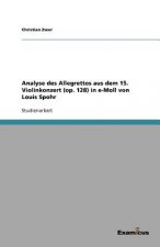 Analyse Des Allegrettos Aus Dem 15. Violinkonzert (Op. 128) in E-Moll Von Louis Spohr