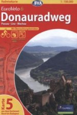 BVA Radreisekarte EuroVelo 6, Donauradweg - Passau - Linz - Wachau