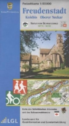 Topographische Freizeitkarte Baden-Württemberg Freudenstadt