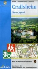 Topographische Freizeitkarte Baden-Württemberg Crailsheim, Oberes Jagsttal