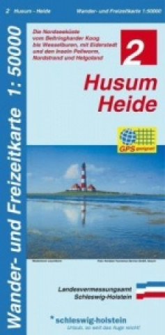 Wander- und Freizeitkarte Husum - Heide