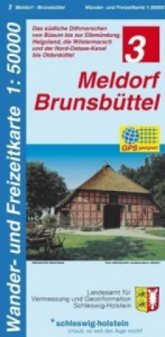 Wander- und Freizeitkarte Meldorf, Brunsbüttel