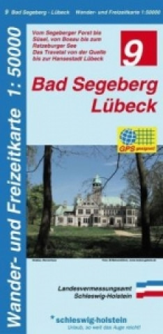 Wander- und Freizeitkarte Bad Segeberg, Lübeck