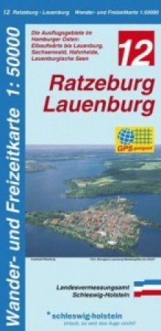 Wander- und Freizeitkarte Ratzeburg-Lauenburg