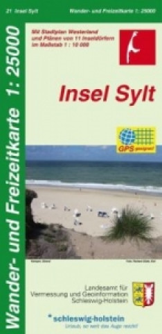 Wander- und Freizeitkarte Insel Sylt