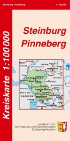 Kreiskarte Schleswig-Holstein Kreise Steinburg und Pinneberg