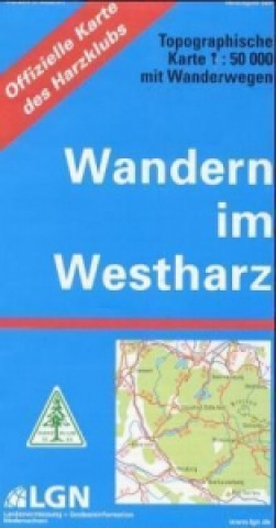 Topographische Karte Niedersachsen Wandern im Westharz