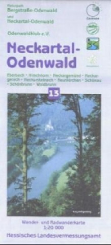 Topographische Freizeitkarte Hessen (1 : 20.000) - Neckartal-Odenwald