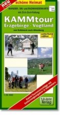 Doktor Barthel Karte Wander-, Ski- und Radwanderkarte Kammweg Erzgebirge-Vogtland