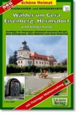 Radwander- und Wanderkarte Gera, Bad Köstritz, Bad Klosterlausnitz, Eisenberg, Hermsdorf und Umgebung