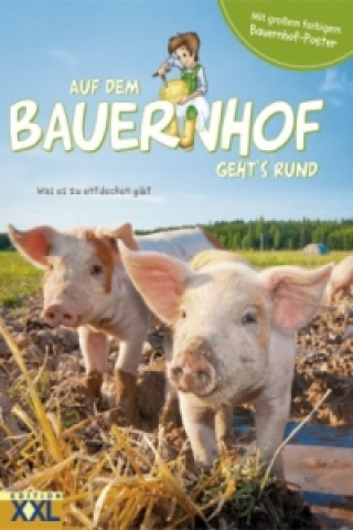 Auf dem Bauernhof geht's rund - mit großem farbigem Bauernhof-Poster, m. 1 Beilage