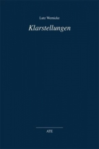 Klarstellungen