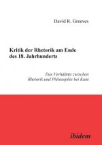 Kritik der Rhetorik am Ende des 18. Jahrhunderts. Das Verhaltnis zwischen Rhetorik und Philosophie bei Kant
