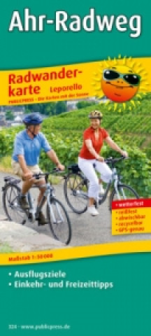 Ahr-Radweg bicycle - & hiking map