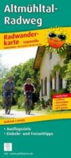 PUBLICPRESS Leporello Radtourenkarte Altmühltal-Radweg, Rothenburg o. d. T. - Kelheim