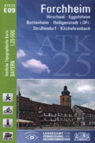 Amtliche Topographische Karte Bayern Forchheim