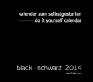 Black - Schwarz 2021 - Blanko Gross XL Format
