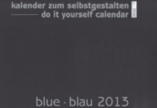 Blue - Blau 2021 - Blanko Gross XL Format 2021