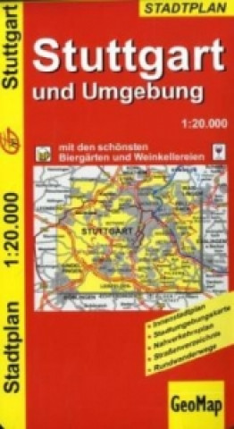 GeoMap Stadtplan Stuttgart und Umgebung
