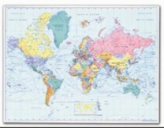 Kastanea Politische Weltkarte 
