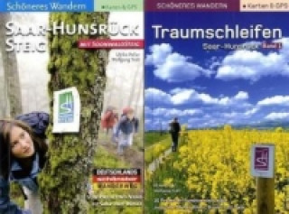 Saar-Hunsrück-Steig mit Soonwaldsteig. Traumschleifen Saar-Hunsrück, Bd.1, 2 Bände