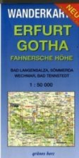 Wanderkarte Erfurt-Gotha, Fahner Höhe