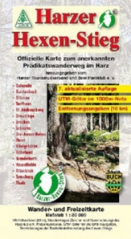 Harzer Hexen-Stieg, Wander- und Freizeitkarte