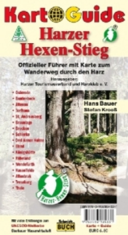 Harzer Hexen-Stieg, Wander- und Freizeitkarte mit Führer