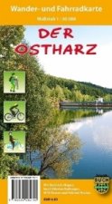 Der Ostharz, Wander- und Fahrradkarte