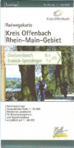Kreis Offenbach, Rhein-Main-Gebiet, Radwegekarte