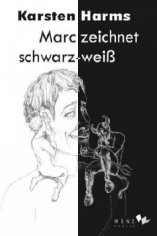 Marc zeichnet schwarz-weiß